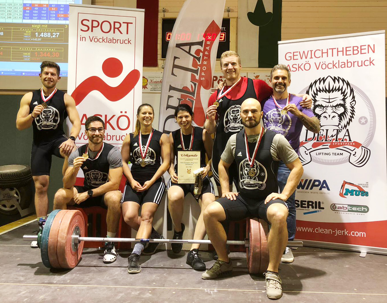 Bronze für das ASKÖ/Delta Sportpark Lifting Team